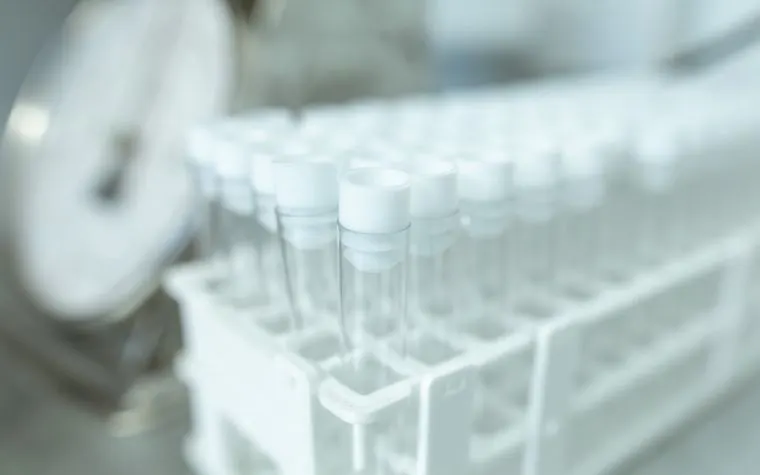 Éprouvettes de laboratoire immaculées dans une lumière claire